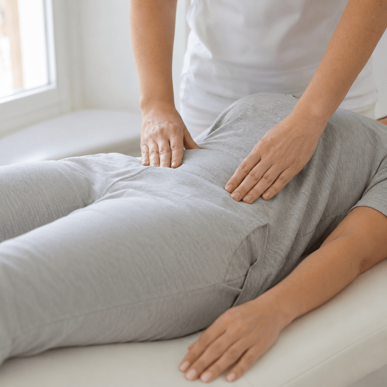 Fisioterapia de suelo pélvico, exploración externa